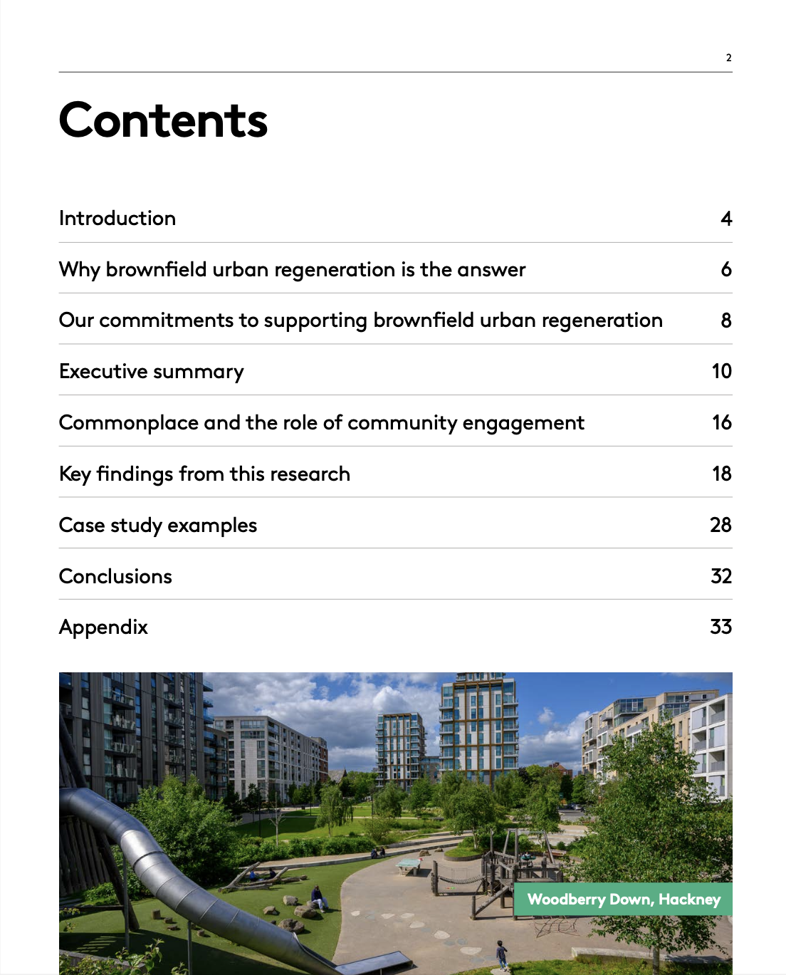 Brownfield report